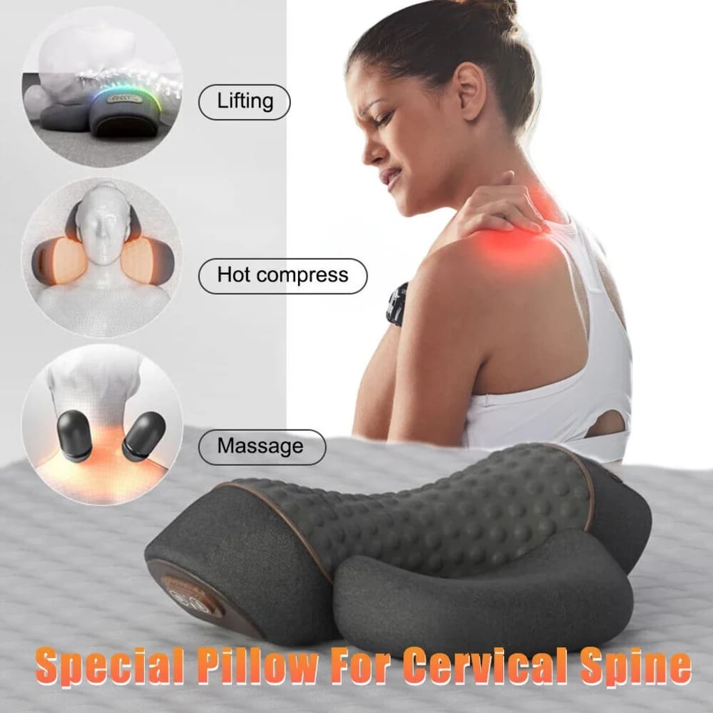 Neckiva 3-in-1 Memory Foam Massage Pillow
