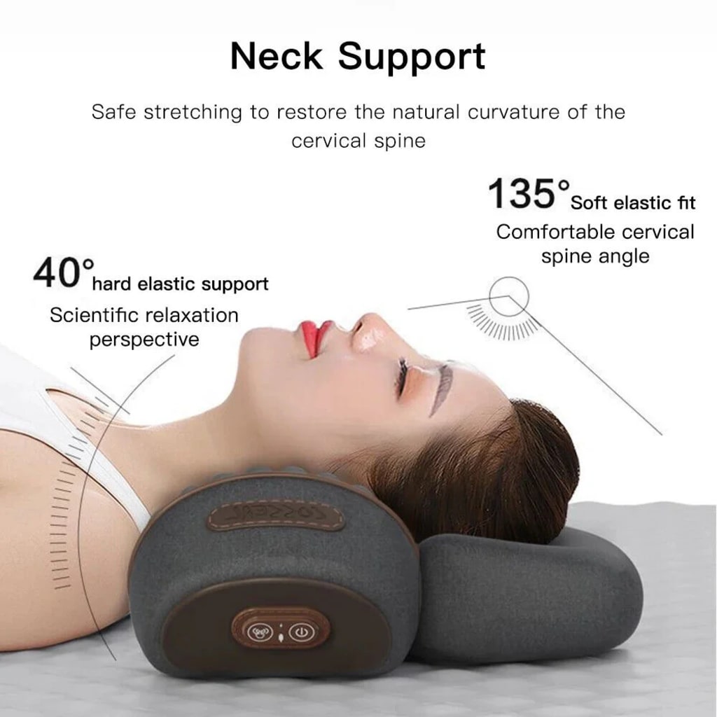 Neckiva 3-in-1 Memory Foam Massage Pillow