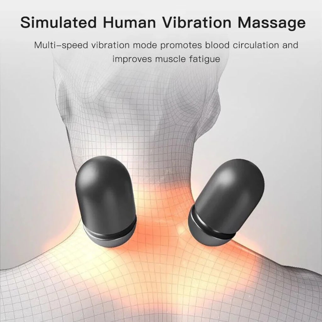 Neckiva 3-in-1 Memory Foam Massage Pillow
