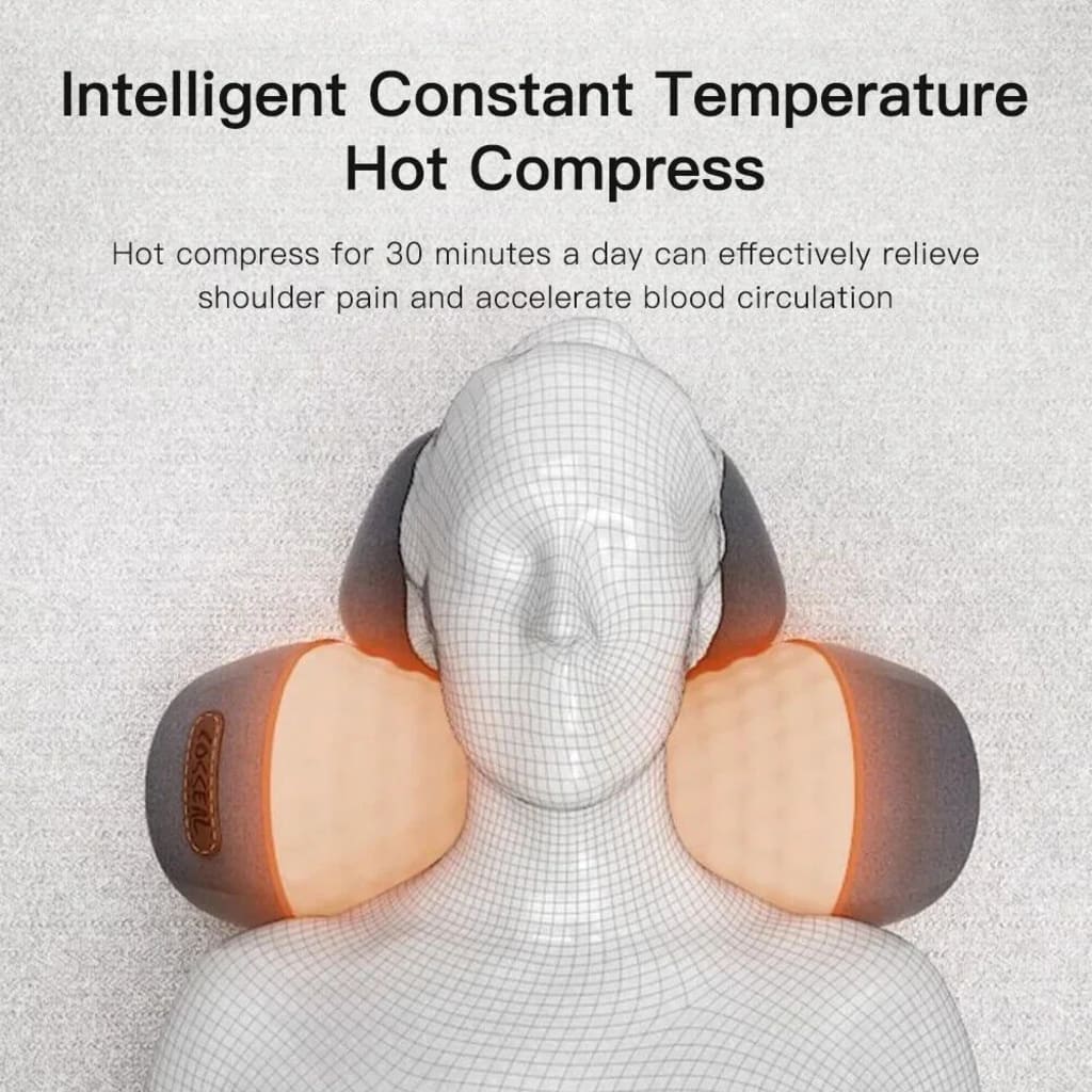 Neckiva 3-in-1 Memory Foam Massage Pillow